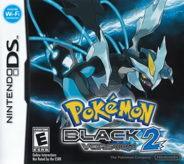 Pokemon - Black Version 2 (USA, Europe) (NDSi Enhanced) box cover front